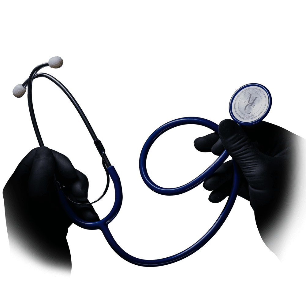 Estetoscopio de cabeza plana de material de pvc, color azul, Med-Comfort: comprar estetoscopio de enfermera con cabeza de aleación de aluminio para su uso en medicina y cuidados como suministros para salas y pacientes. Estetoscopio de cabeza plana de material de pvc, color azul, Med-Comfort: comprar estetoscopio de enfermera con cabeza de aleación de aluminio para su uso en medicina y cuidados como suministros para salas y pacientes.