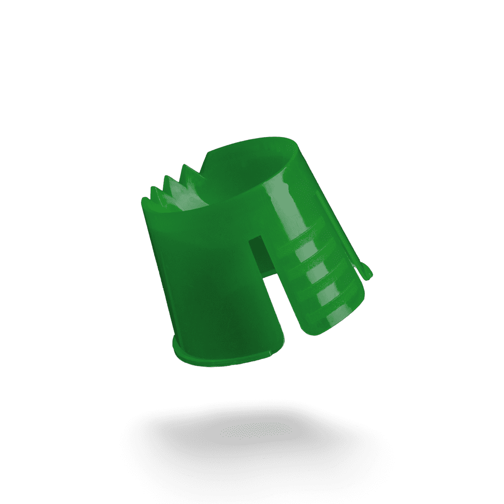 PP Contenedor de dappen desechable, color verde-opaco, polipropileno: comprar contenedor de dappen para porcionar y mezclar de forma limpia los materiales dentales para los tratamientos odontológicos.