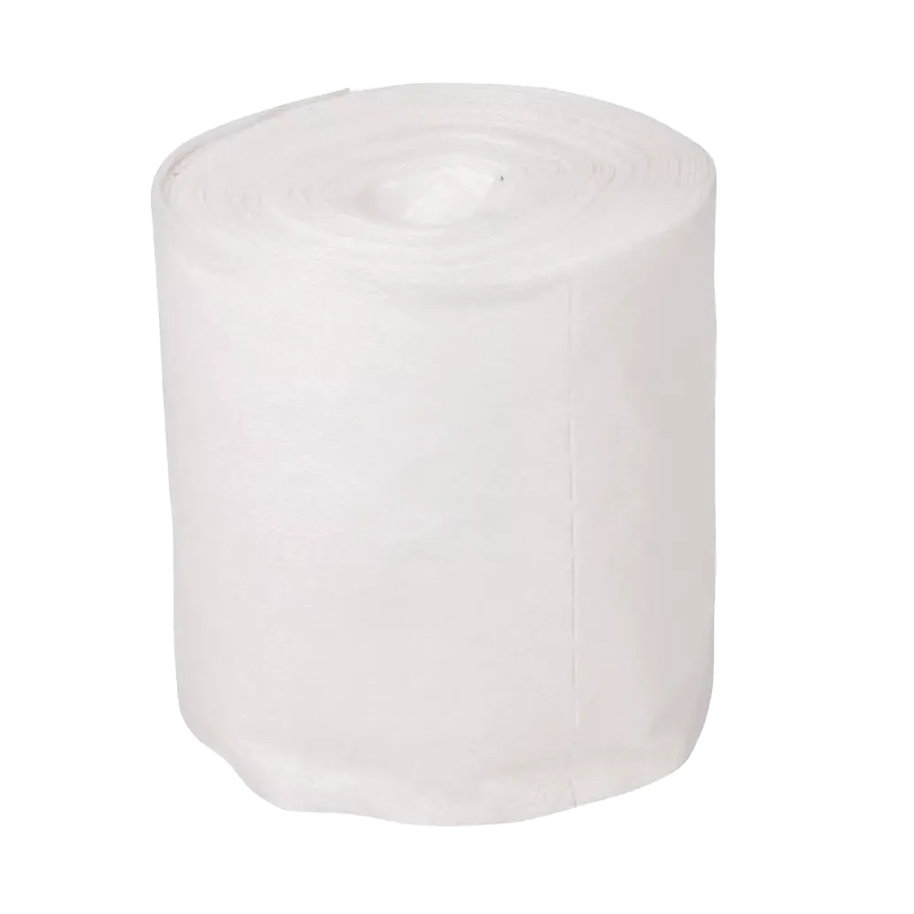 Refill fleece roll, white, cloth size 25 x 25 cm, V-Wipes Petsorb: buy 70 perforated, dry cloths on fleece roll with label for dispenser bucket for refilling.