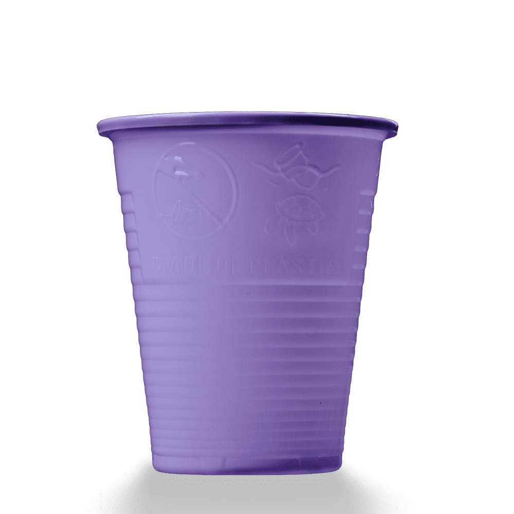 PP Mundspülbecher,180 ml, Farbe lila, Polypropylen PP Mundspülbecher,180 ml, Farbe lila, Polypropylen