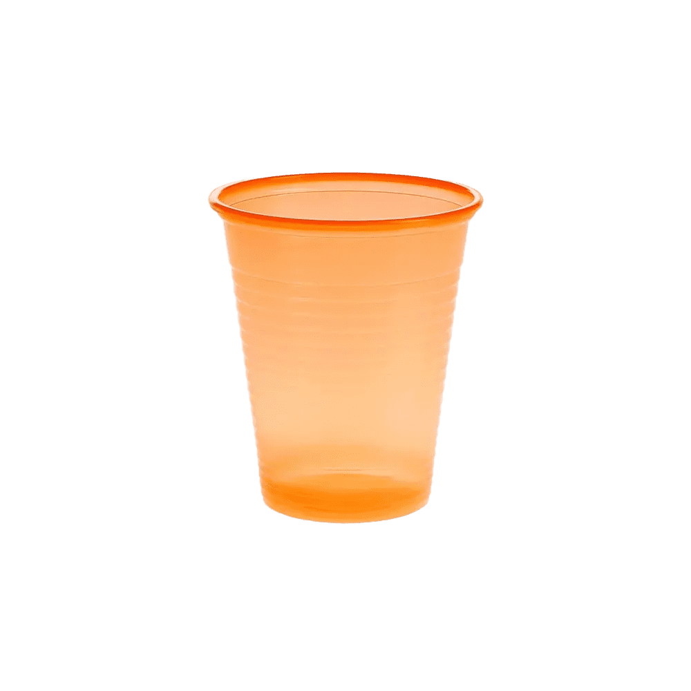 PP Mundspülbecher,180 ml, Farbe orange, Polypropylen: stabiler, grifffester PP Mundspülbecher mit abgerundetem Rand für zahnärztliche Behandlungen kaufen.