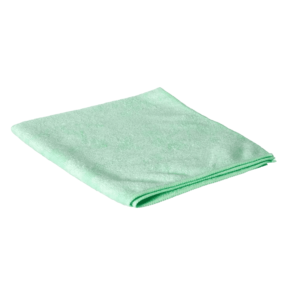 Paño de microfibra, color verde, 40 x 40 cm, Clean-Comfort: comprar paños de microfibra lavables para la limpieza en diferentes colores para diferentes áreas de higiene comprar