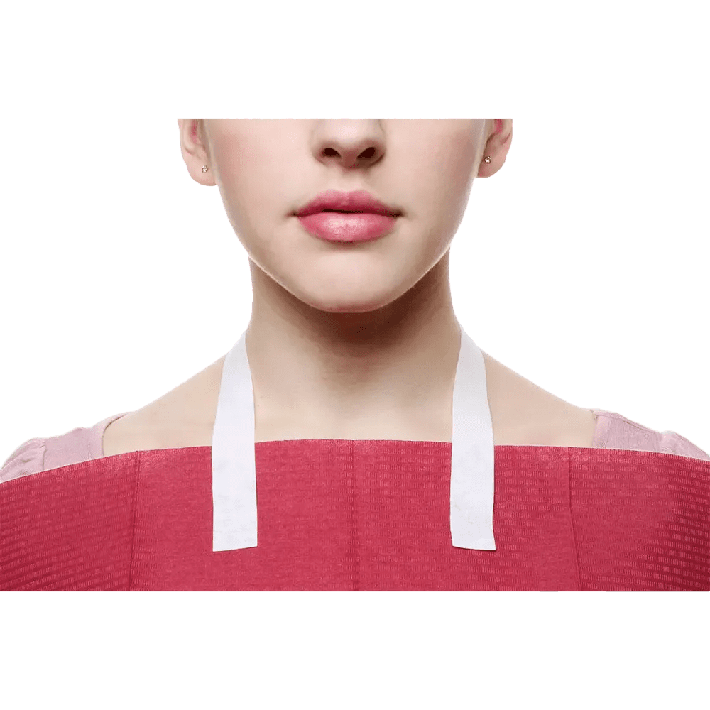 Disposable patient napkin holder self-adhesive, white, Med-Comfort Disposable patient napkin holder self-adhesive, white, Med-Comfort