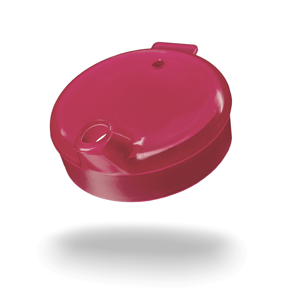 Tapa de taza de pico de PP, rojo, 12x10 mm para 250 ml: comprar la tapa de polipropileno para taza de pico como material para pacientes.