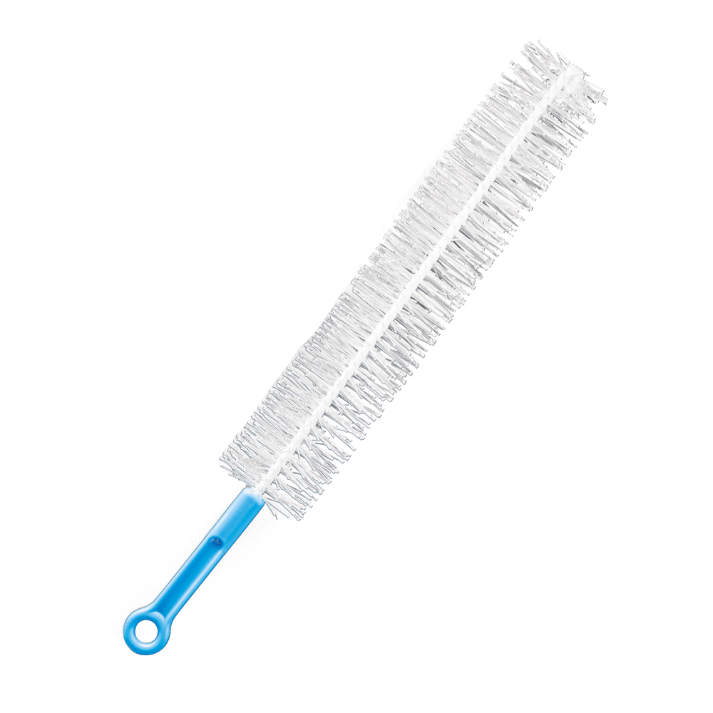 PP Urinflaschenbürste, 37 cm, Farbe weiß, blau PP Urinflaschenbürste, 37 cm, Farbe weiß, blau