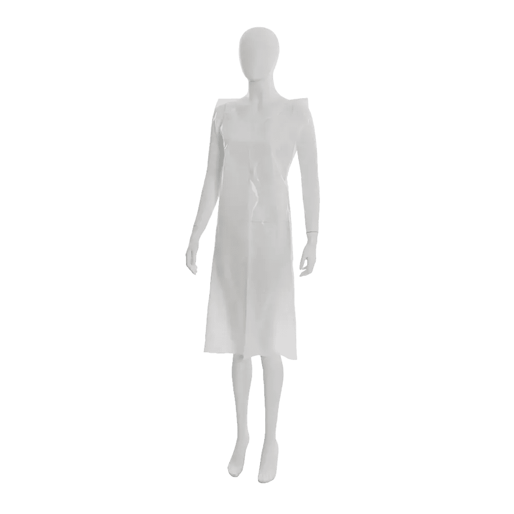 Einwegschürzen,weiß, glatte Oberfläche, 75 x 120 cm, Polyethylen, Med-Comfort Einwegschürzen,weiß, glatte Oberfläche, 75 x 120 cm, Polyethylen, Med-Comfort