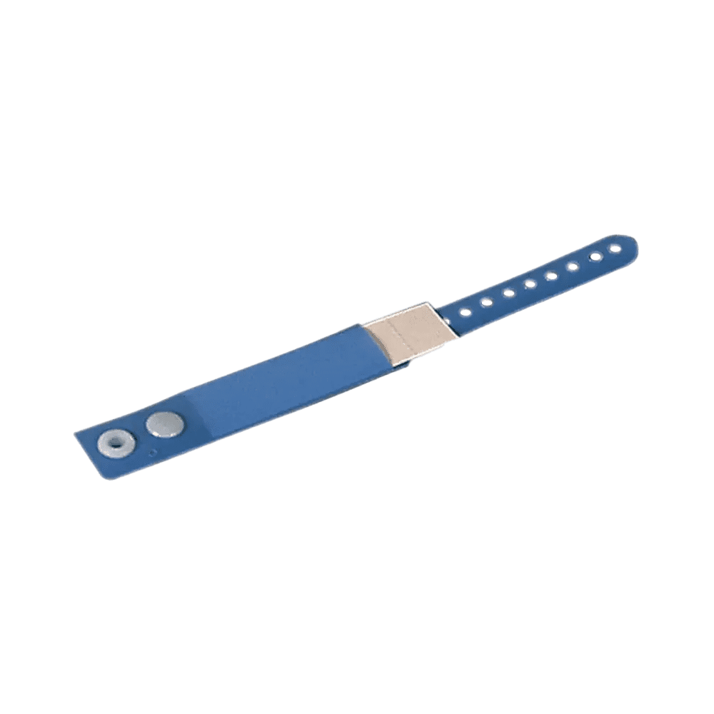 PVC Kinder Patientenarmband, Farbe blau, 162 x 18 mm