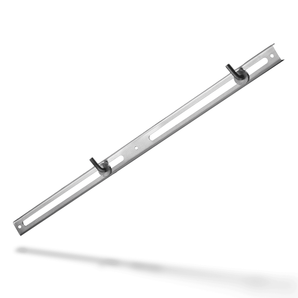 Soporte para delantales, 490 mm, acero inoxidable Soporte para delantales, 490 mm, acero inoxidable