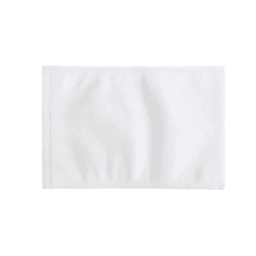 Disposable washcloth, white, fleece, Eco-Plus Disposable washcloth, white, fleece, Eco-Plus