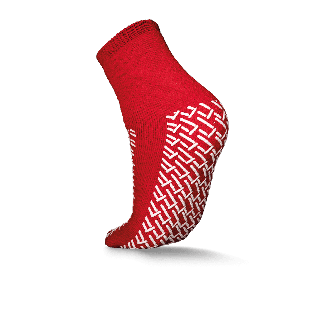 ECO-PLUS Antirutsch-Socken, Größe Universal, rot