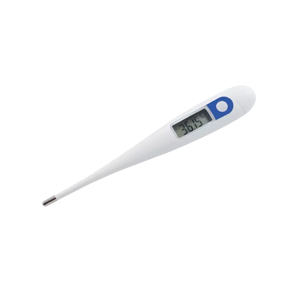 Digital Fieberthermometer, Farbe weiß, blau, 129 x 22 x 14 mm, Med-Comfort: wasserdichtes, digitales Fieberthermometer mit Signalton als Patienten- und Sationsbedarf kaufen.