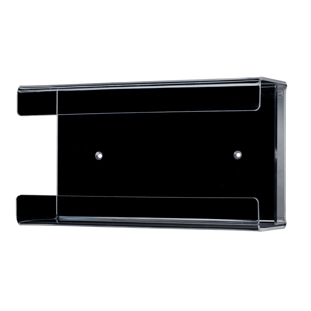 Disposable glove dispenser, glove dispenser holder, 250 x 135 x 95 mm, transparent, acrylic Disposable glove dispenser, glove dispenser holder, 250 x 135 x 95 mm, transparent, acrylic