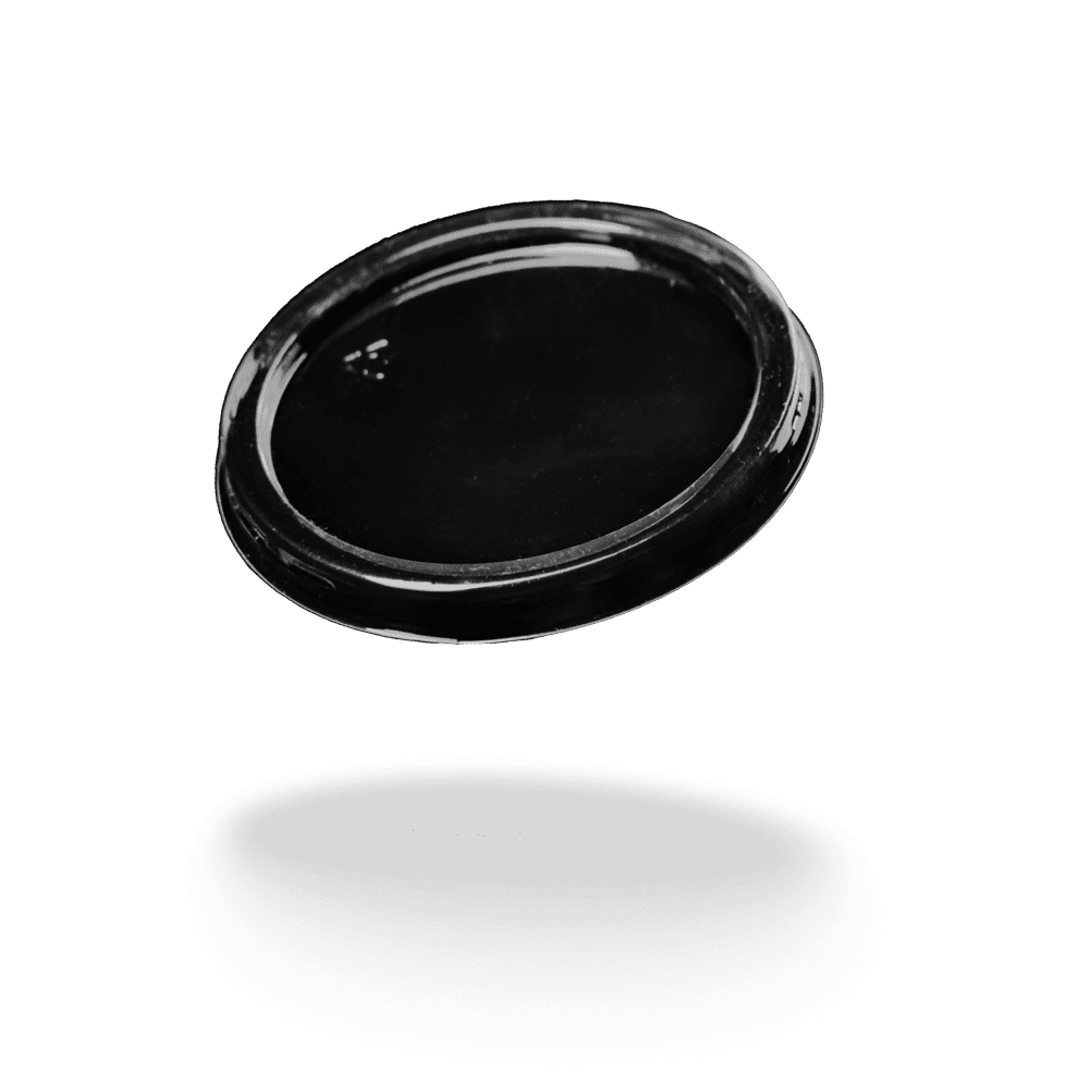 Deckel für Mundspülbecher 180 ml, transparent, milchig, PET-Folie Deckel für Mundspülbecher 180 ml, transparent, milchig, PET-Folie
