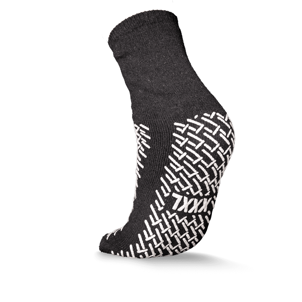 Non-slip socks, size XXXL, black, Med-Comfort Non-slip socks, size XXXL, black, Med-Comfort