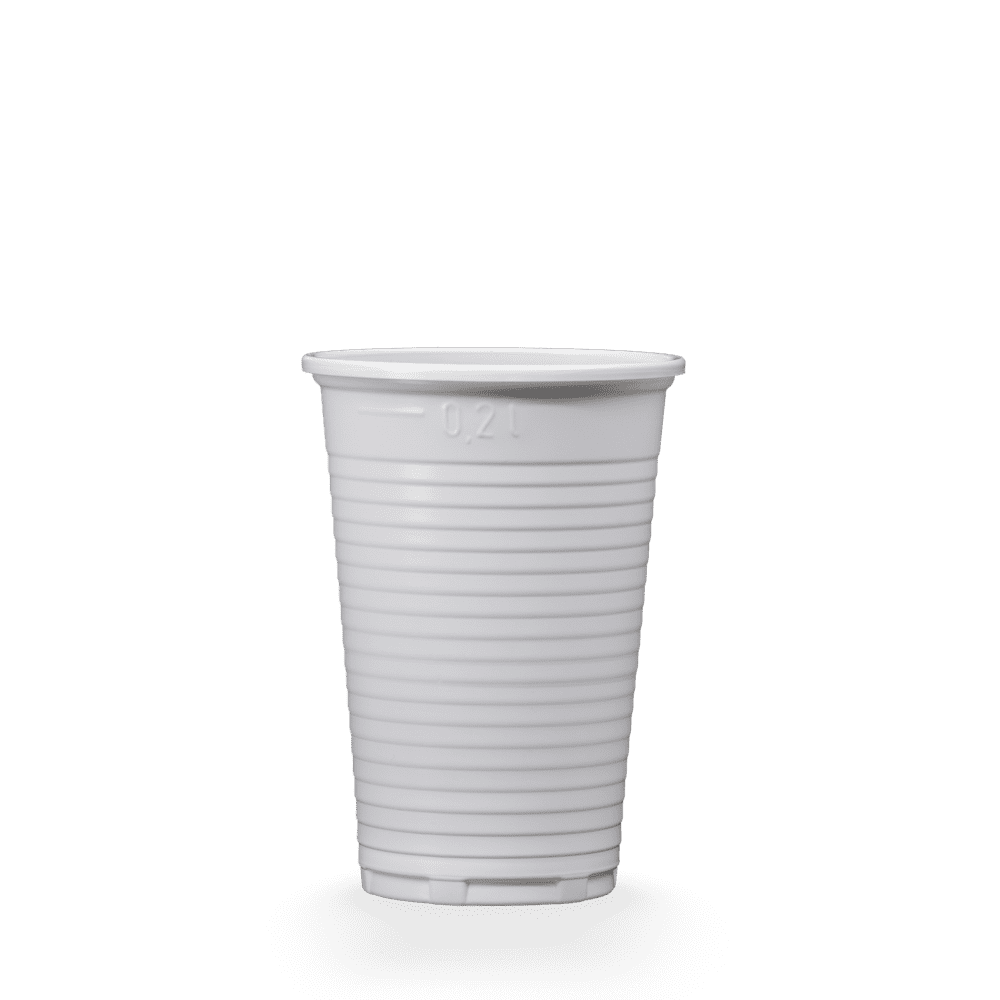 PP Mundspülbecher, 200 ml, Farbe weiß, Polypropylen PP Mundspülbecher, 200 ml, Farbe weiß, Polypropylen