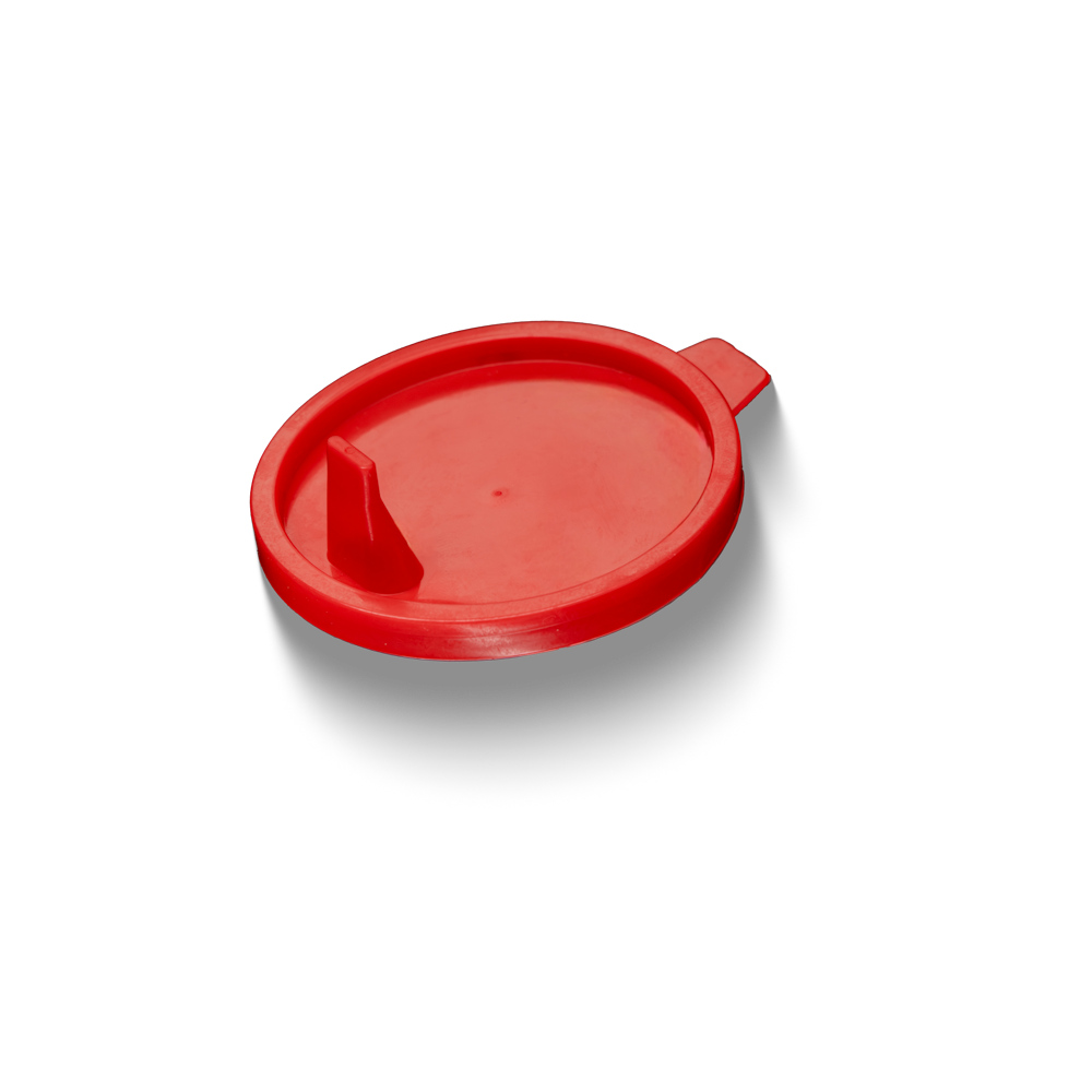 Tapa de PP para recipiente de recogida de orina, rojo