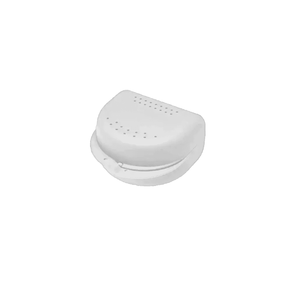 Caja de PP para aparatos dentales para adultos, 80 x 80 x 45 cm, blanco, polipropileno: comprar una caja de aparatos dentales estable y resistente para guardar los aparatos.