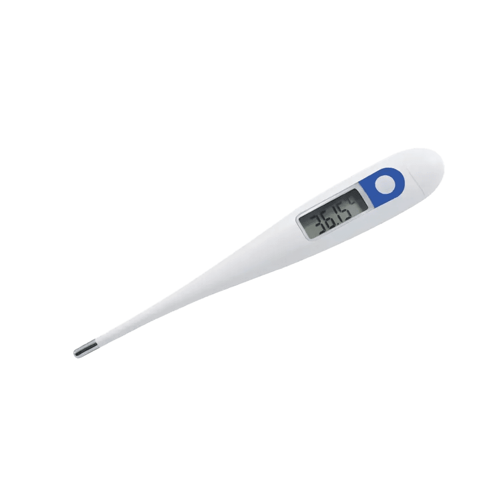 Digital Fieberthermometer, Farbe weiß, blau, 129 x 22 x 14 mm, Med-Comfort