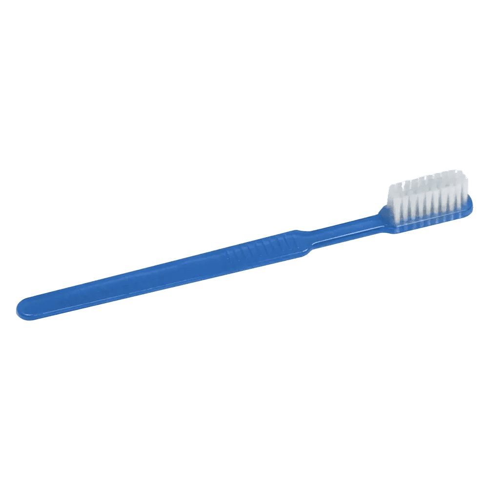 Dental PS Einmalzahnbürste mit Zahnpasta, Farbe blau, 15 x 2,6 cm, Med-Comfort: Polystyrol Einwegzahnbürste für Reisen und den Gebrauch vor zahnärtzlichen Behandlungen als Dentalbedarf kaufen.