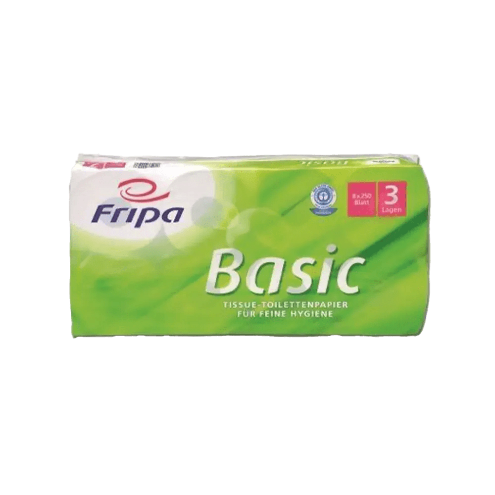 Toilettenpapier, 3-lagig, 48 Rollen, Basic: 3-lagiges Toilettenpapier als Großpackung kaufen.