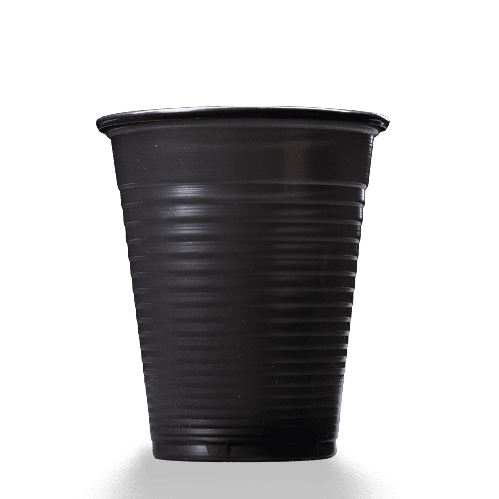 PP Mundspülbecher,180 ml, Farbe schwarz, Polypropylen: stabiler, grifffester PP Mundspülbecher mit abgerundetem Rand für zahnärztliche Behandlungen kaufen.