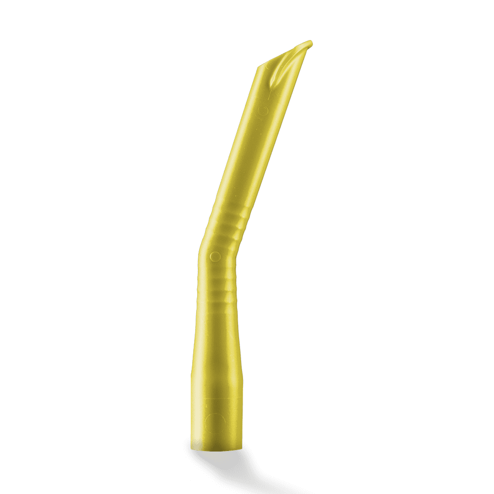 Cánulas de aspiración dental para adultos, talla 124 x 16 mm, color amarillo, Med-Comfort: comprar cánulas de aspiración para tratamientos dentales.