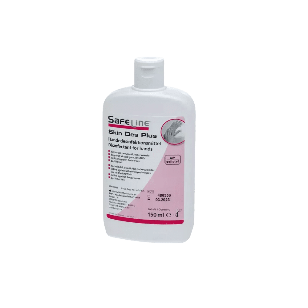 Desinfección de manos, 150 ml, Safeline Skin Des Plus