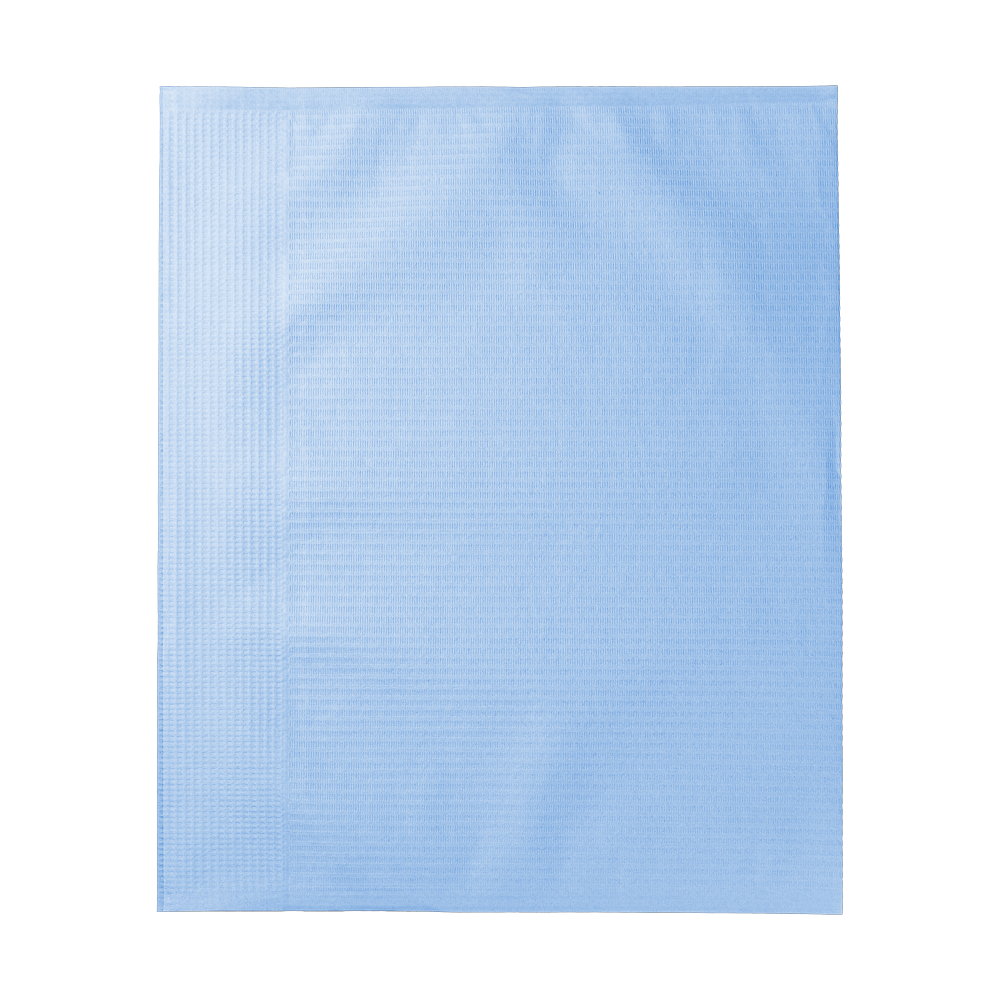 Papel filtro desechable para bandejas, 28 x 26 cm, color azul claro, celulosa: comprar almohadilla de crepe dental para uso único durante los tratamientos dentales.