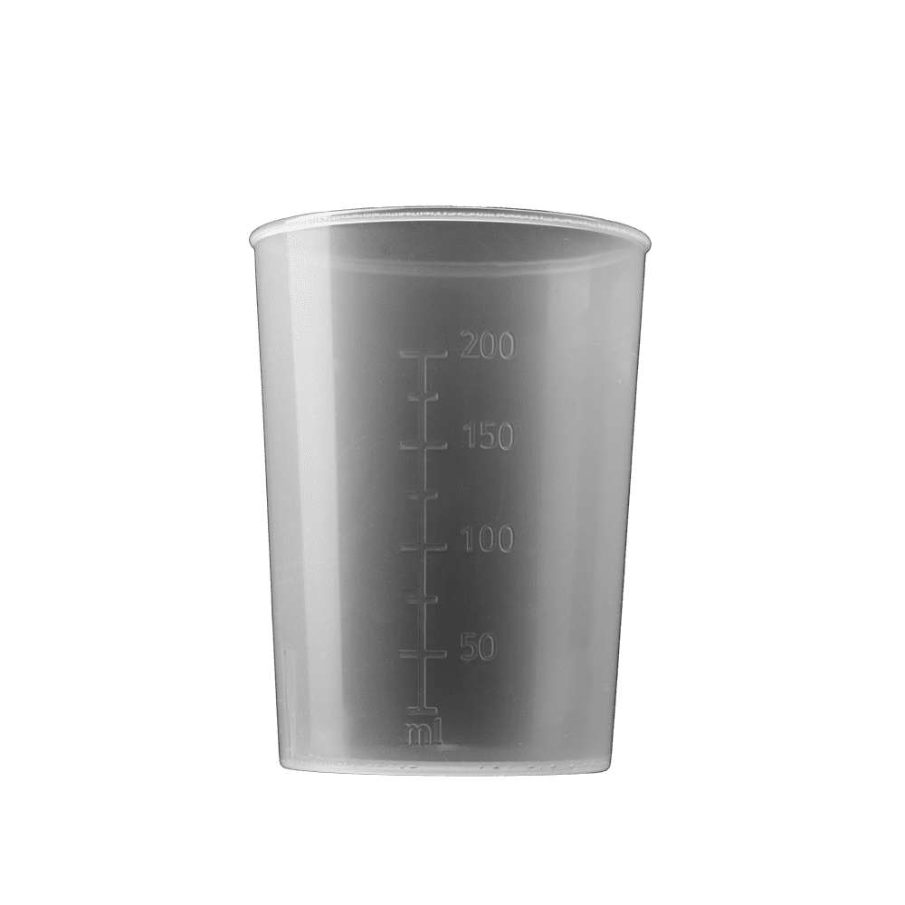 PP Beak cup bottom part, transparent, 250 ml: buy polypropylene bottom part for beak cup as patient supplies.