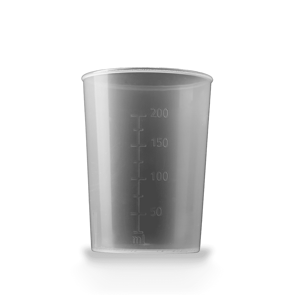 Parte inferior de la taza del pico, transparente, 250 ml Parte inferior de la taza del pico, transparente, 250 ml
