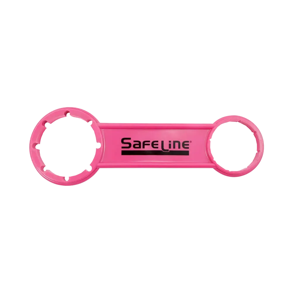 Canister key, red, black, Safeline: buy canister wrench for opening 5, 10 and 30 litre canisters.