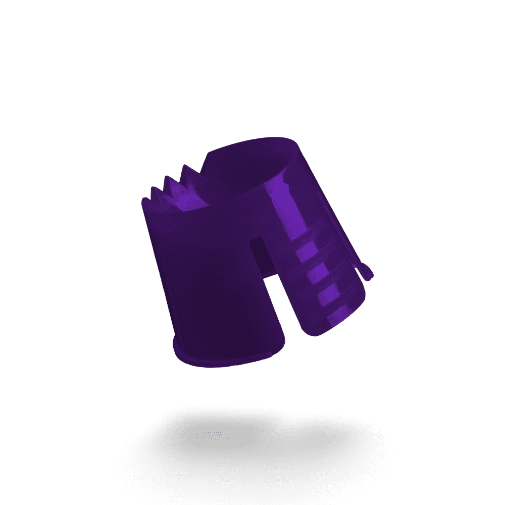 PP Disposable dappen container, colour violet, polypropylene: buy dappen container for clean portioning and mixing of dental materials for dental treatments.