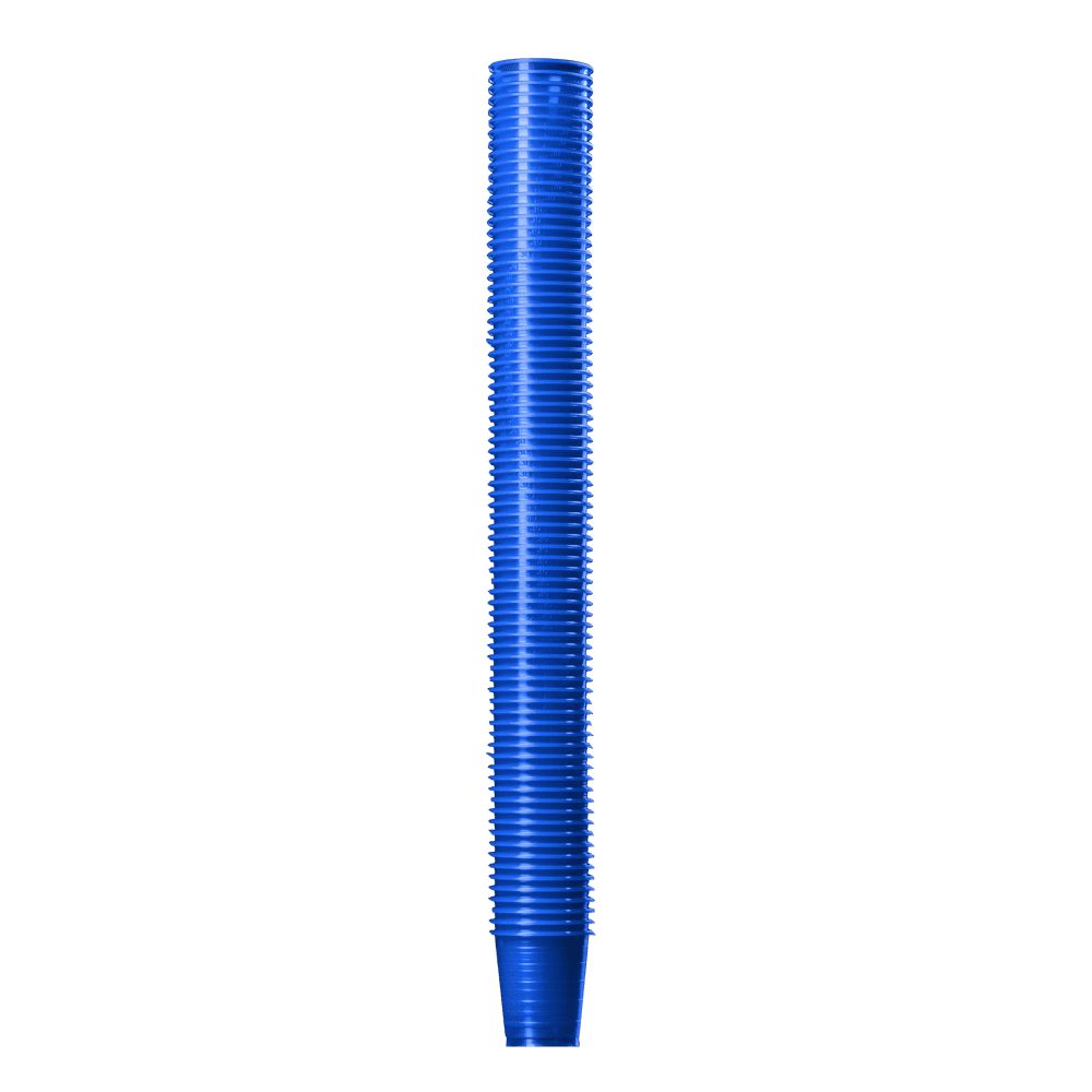 PP Eco Einmal Medizinbecher, 30 ml, graduiert, blau, Med-Comfort Eco: nachhaltig produzierter, medizinischer Polypropylen Becher mit Messfunktion zum Dosieren von Flüssigkeiten und Verteilen von Medikamenten als Stationsbedarf kaufen.