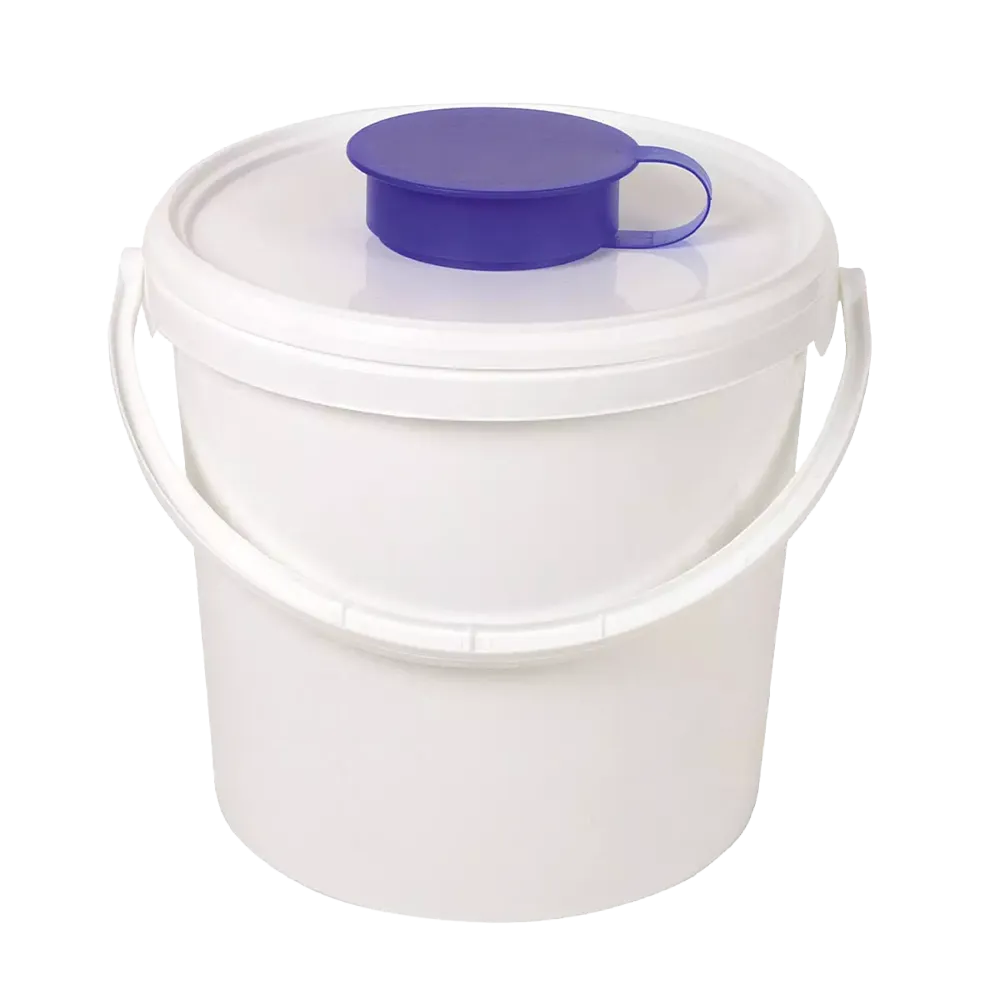 Lid for dispenser pail 6,2 l, white, blue: buy lid for dispenser pail as ward supplies.