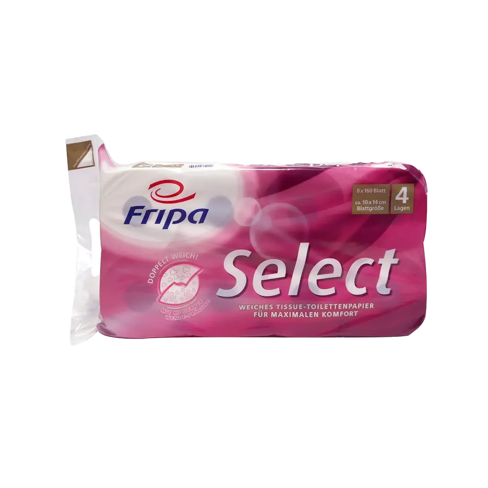 Toilettenpapier ,4-lagig, 48 Rollen, Select