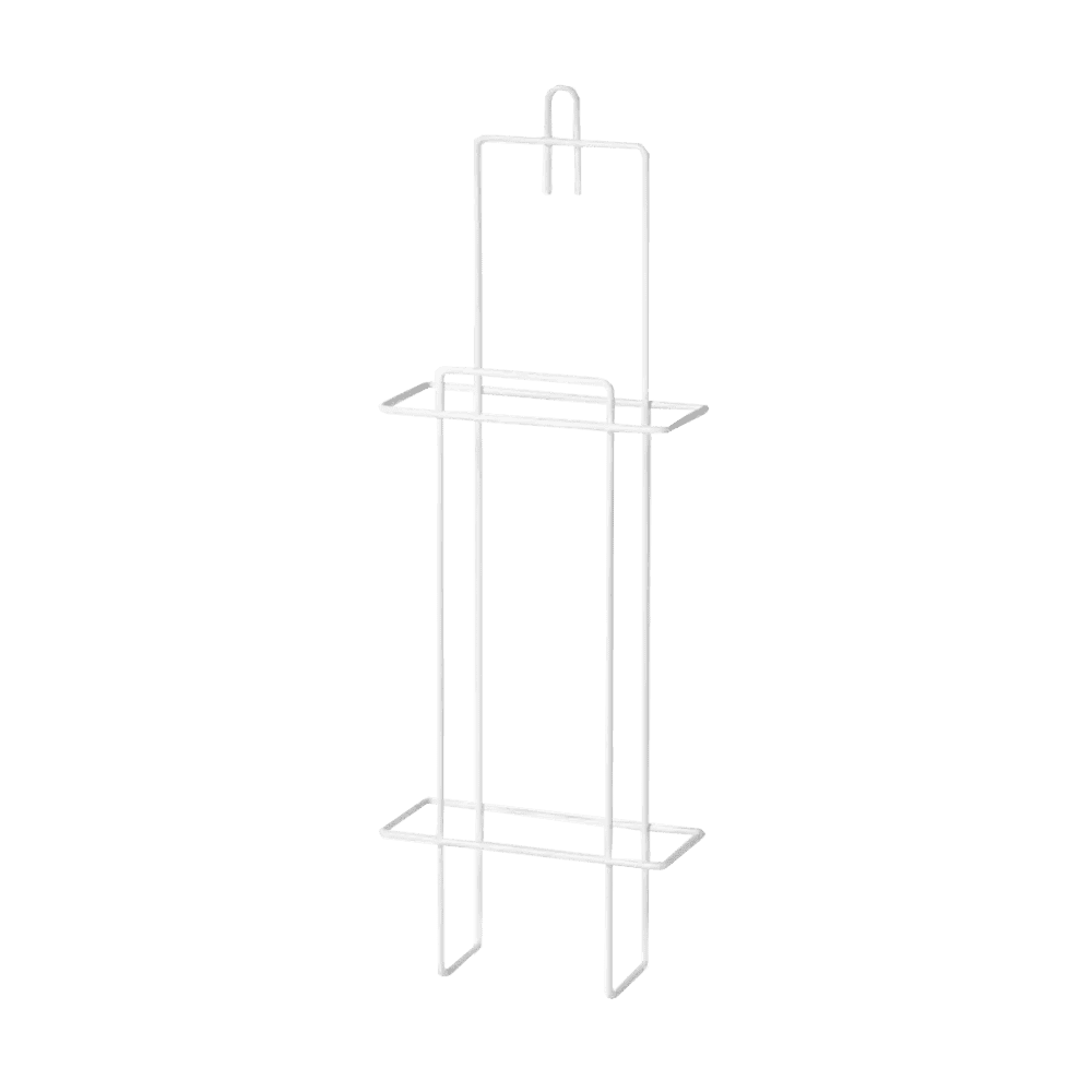 Halter für Hygienebeutel, 130 x 380 x 55 mm, weiß, Draht Halter für Hygienebeutel, 130 x 380 x 55 mm, weiß, Draht