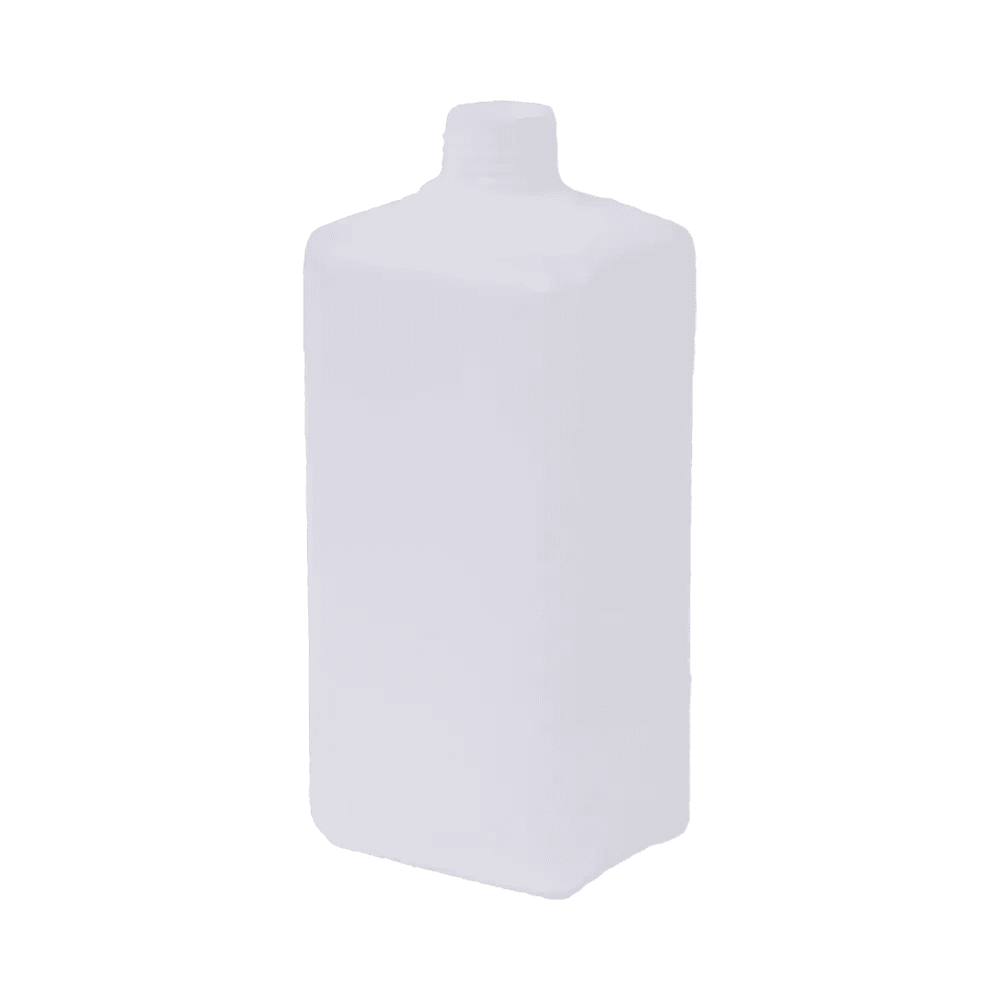 Botella vacía, 1000 ml para dispensador desinfectantes y jabones líquidos como accesorio.