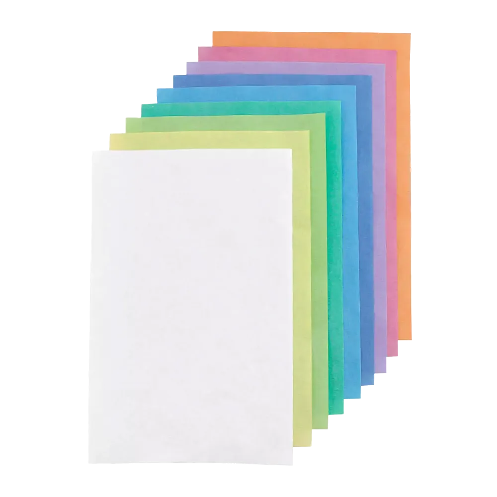 Einweg Tray-Filterpapier, 18 x 28 cm, Farbe blau, hellblau, blau, gelb, grün, lila, limette, grün, orange, rosa, weiß, weinrot, Zellstoff: Dental Kreppauflage für den Einmalgebrauch bei zahnärztlichen Behandlungen kaufen.