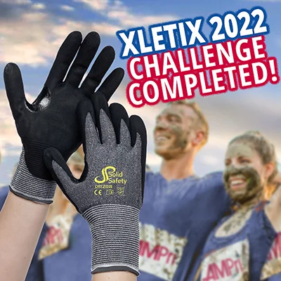 Xletix Challenge mit den Solid Safety Tough Air Mehrweghandschuhen