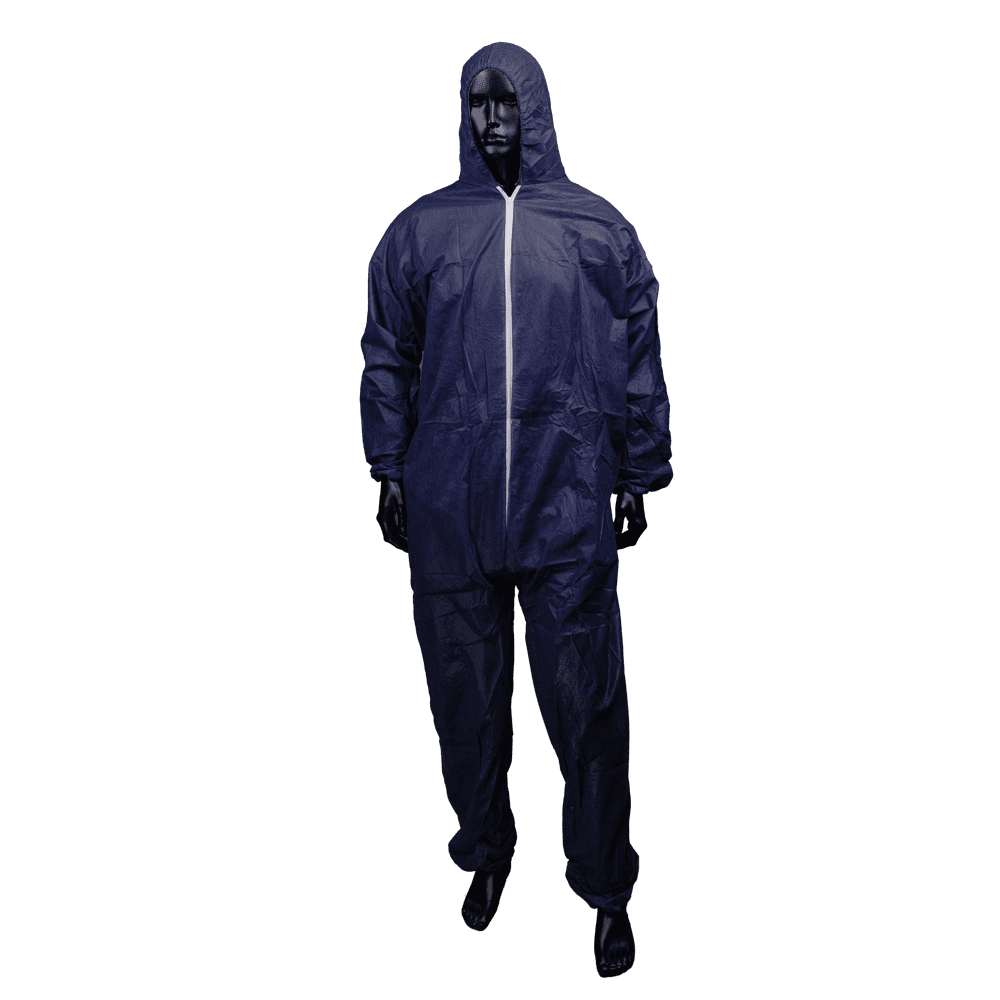 Polypropylen Overall, dunkelblau, blau, Gr. XXL, Med-Comfort: Einwegoverall mit Reißverschluss und Kapuze als Schutzkleidung kaufen. Polypropylen Overall, dunkelblau, blau, Gr. XXL, Med-Comfort: Einwegoverall mit Reißverschluss und Kapuze als Schutzkleidung kaufen.