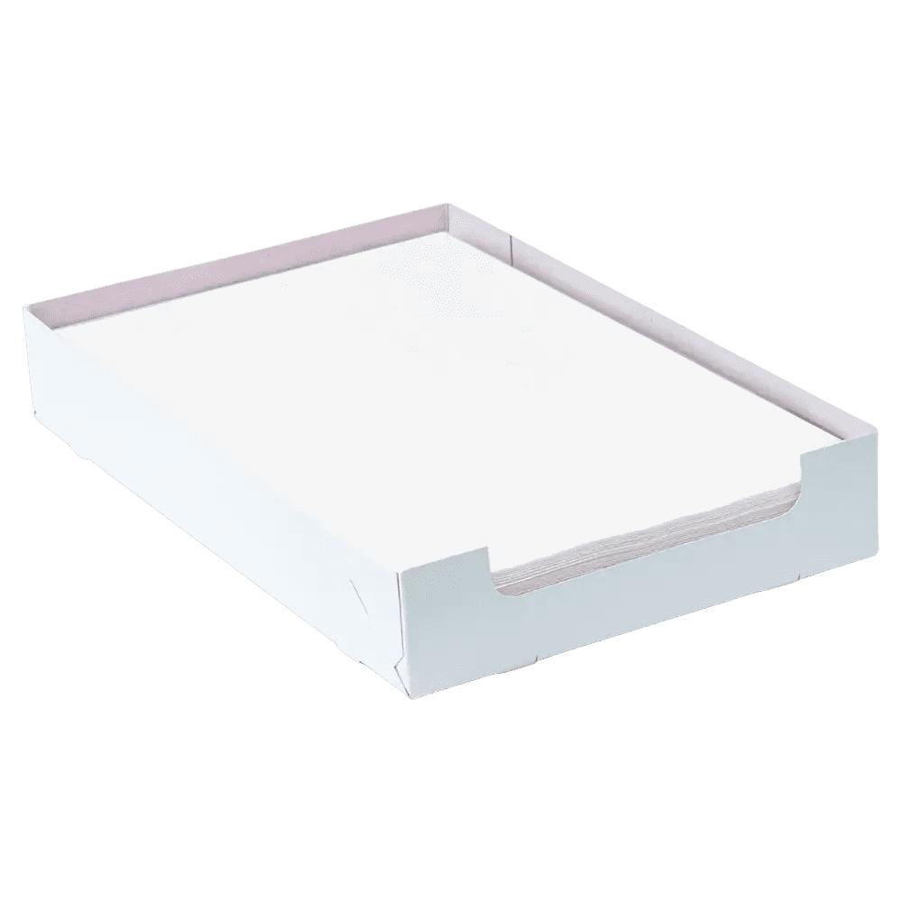 Einweg Tray-Filterpapier in der Box, 18 x 28 cm, Farbe weiß, Zellstoff: Dental Kreppauflage für den Einmalgebrauch bei zahnärztlichen Behandlungen kaufen.