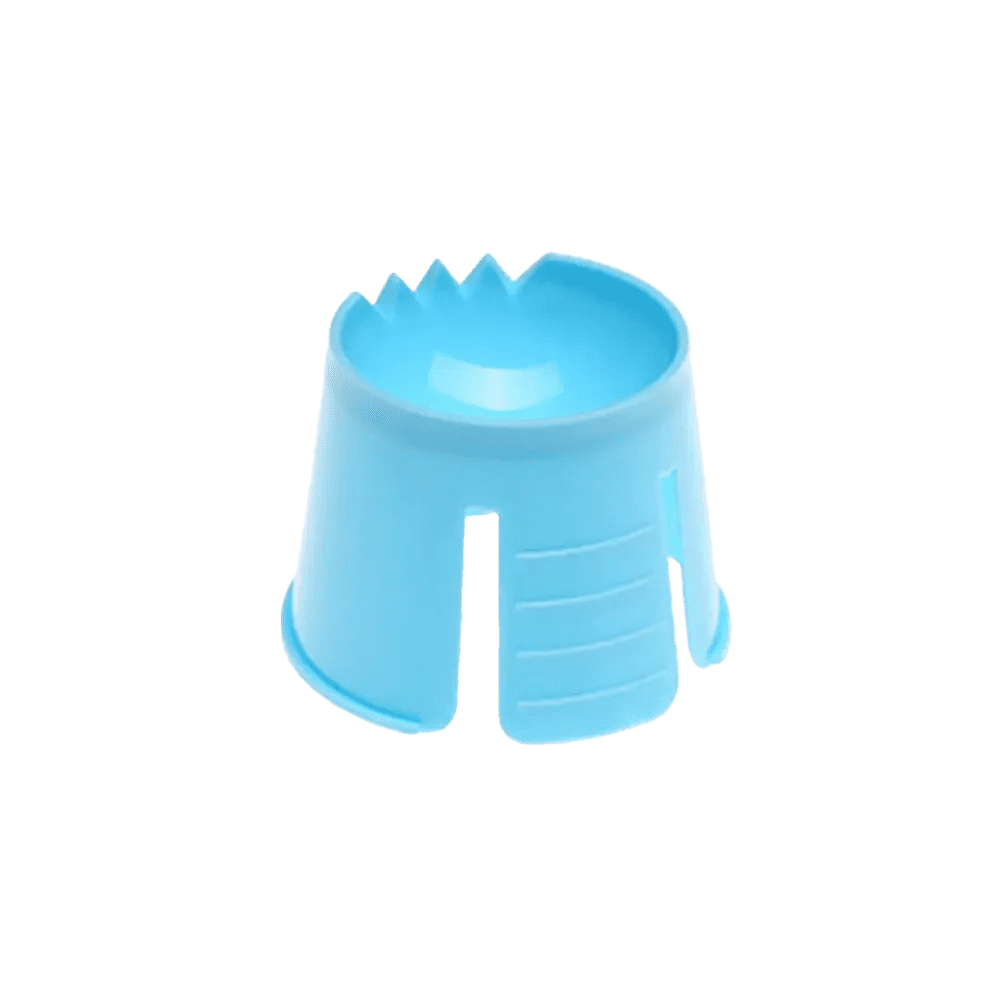 PP Contenedor de dappen desechable, color azul claro, polipropileno: comprar contenedor de dappen para porcionar y mezclar de forma limpia los materiales dentales para los tratamientos odontológicos.