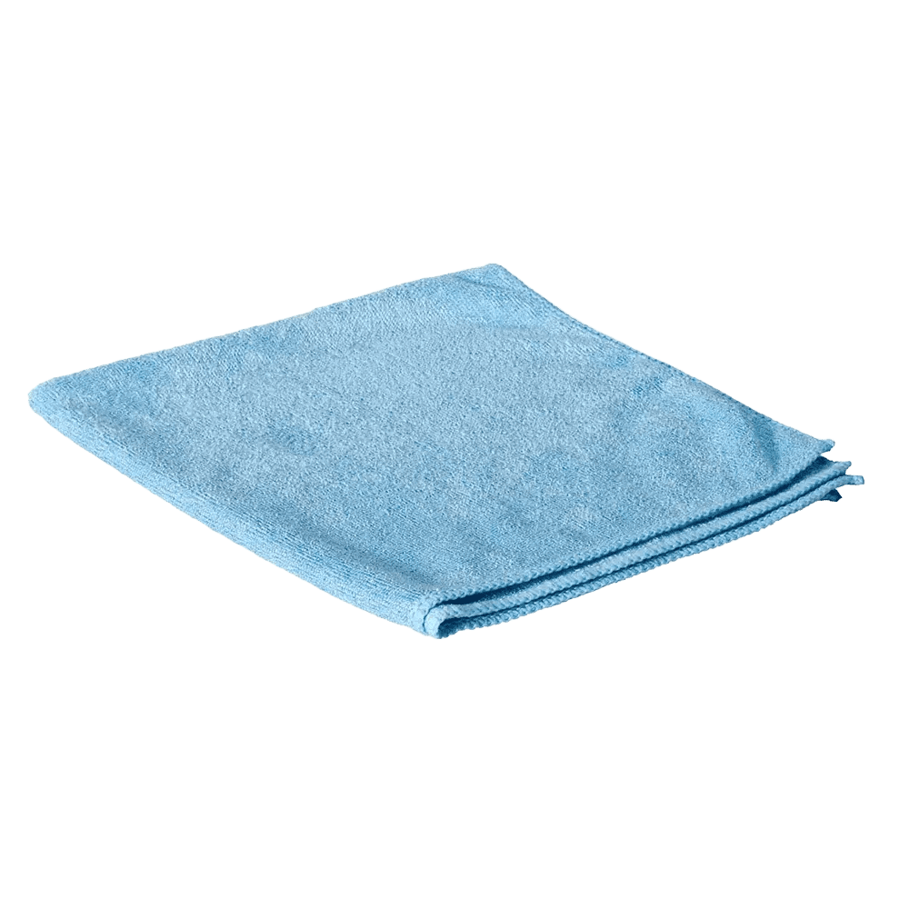 Microfibre cloth, colour blue, 40 x 40 cm, Clean-Comfort: buy washable microfibre cloths for cleaning in different colours for different hygiene areas.