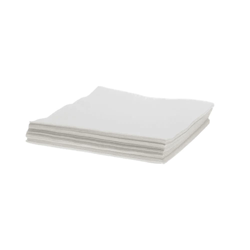 Servilleta dental de celulosa desechable, 40 x 40 cm, blanca, Med-Comfort