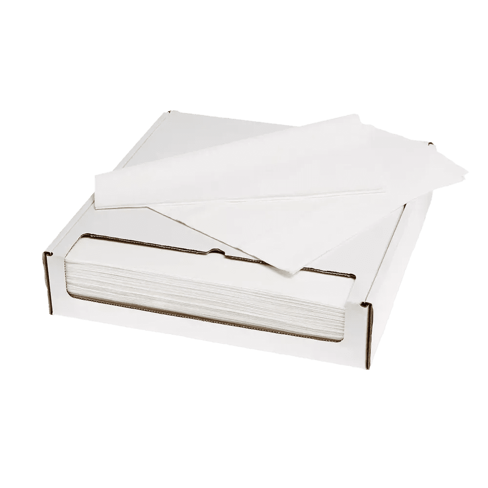 Dental Einmal Nasskreppservietten, 34 x 38 cm, weiß, Med-Comfort: Einlagige Patientenservietten für den Einsatz bei Zahnbehandlungen und Zahnpflege als Dental Praxisbedarf kaufen.