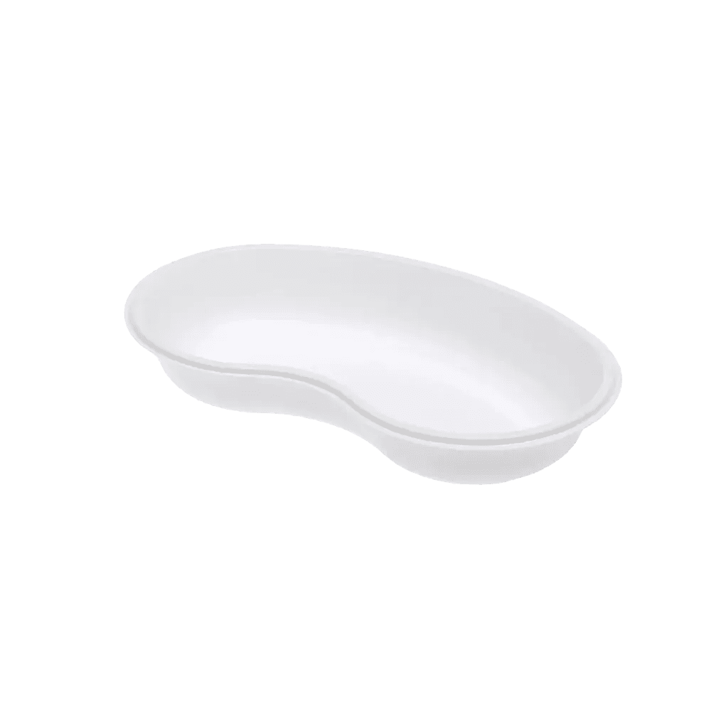 Bandeja desechable, color blanco, 250 x 150 x 40 mm, Med-Comfort