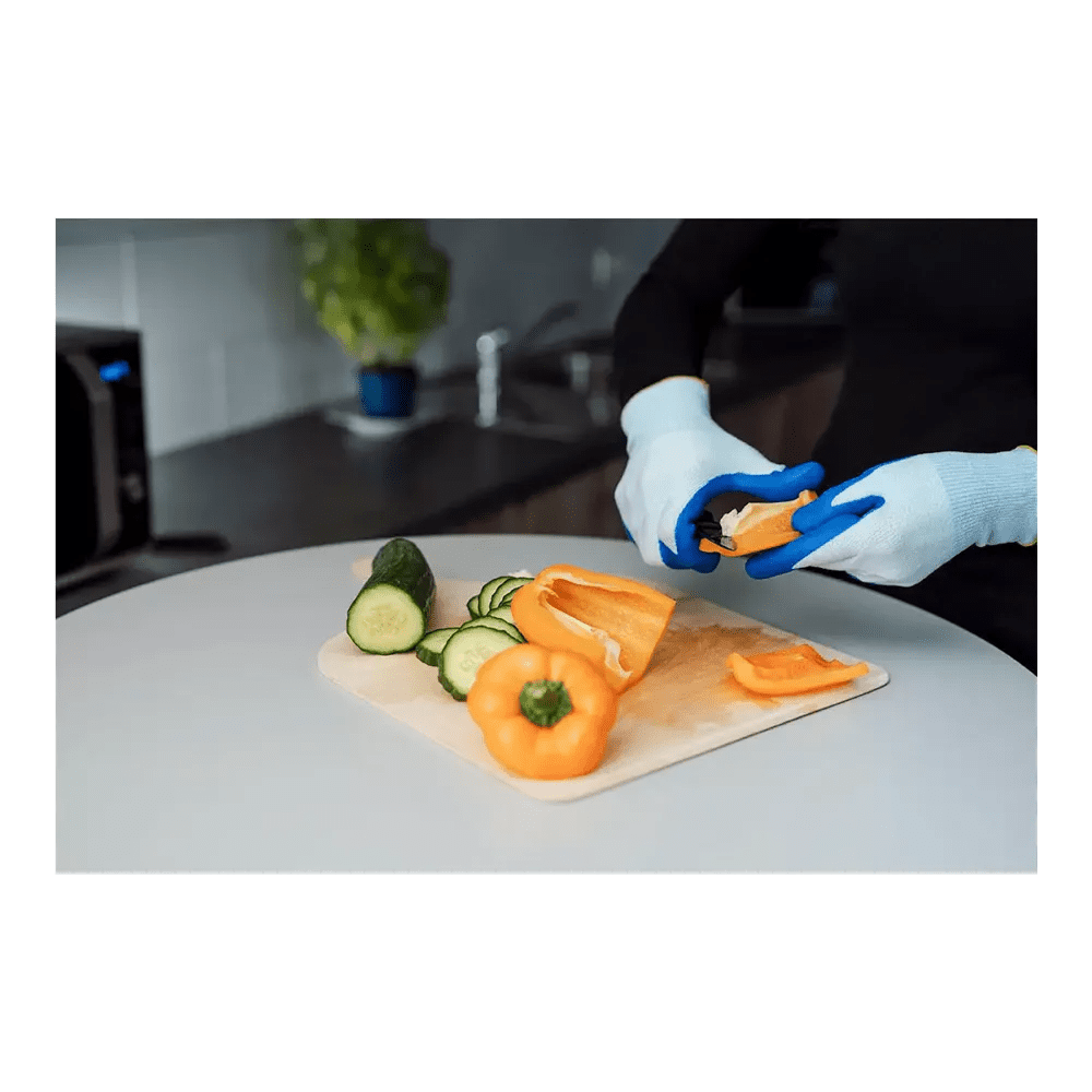 Cut resistant gloves, size 7, grey, SolidSafety Food Cut: buy cut resistant and food grade work gloves as PPE. Cut resistant gloves, size 7, grey, SolidSafety Food Cut: buy cut resistant and food grade work gloves as PPE.