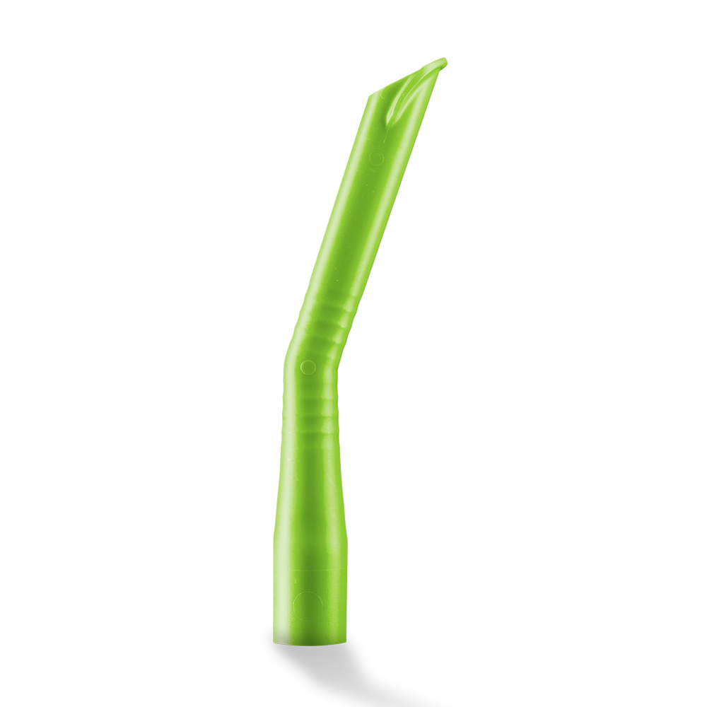 Cánulas de aspiración dental para adultos, talla 124 x 16 mm, color lima, verde claro, Med-Comfort: comprar cánulas de aspiración para tratamientos dentales.