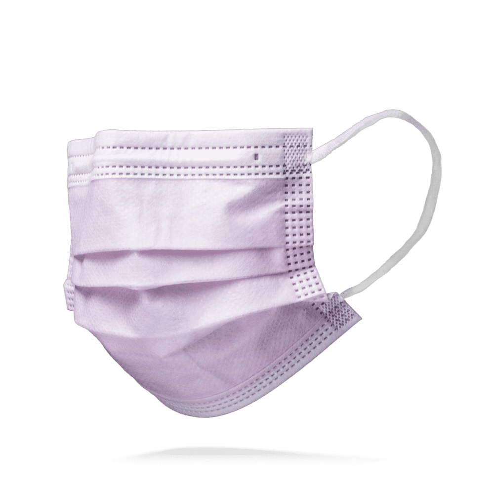 Medical mask for kids, style kids: buy pink, fleece mouth protection as kids mask.