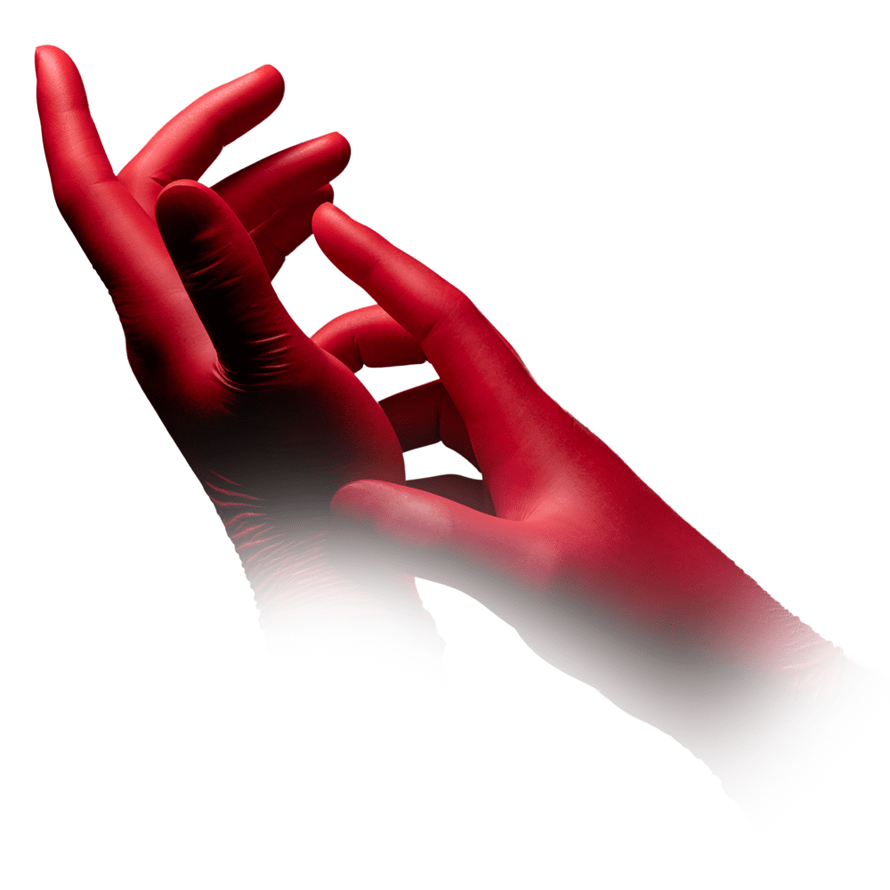 thumbnail image 2 of Pink Nitrile Disposable Gloves Latex Free 50 100 XS Small Woman Girl... 2 of 10